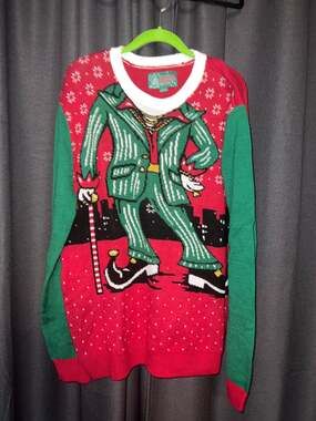 Ugly Christmas Sweater Xmas Size XL